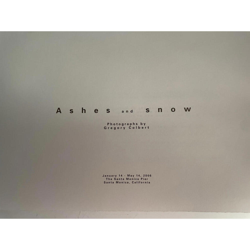 Ashes and Snow Santa Monica Pier Exhibition Catalogue 2005 - Picture 3 of 9